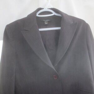 Louben Ladies Pinstripe 3 Button Blazer - Size 8.